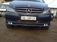 Mercedes Vito W639 2004-2014 Suprapunere bara fata cu 4 faruri (grund pentru vopsire) foto 3