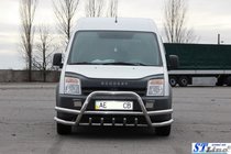 Ford Connect 2010-2013 Bullbar cu bare duble WT003-Plus-2 (inox) foto 2