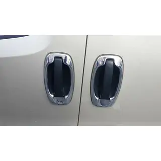 Capace Cromate in jurul Manerelor Usilor (4 buc, Otel Inoxidabil) Opel Combo 2012-2018 foto 1