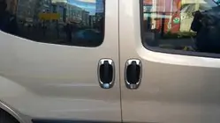 Fiat Doblo II 2010-2022 Capace Cromate Manere Usa (4 buc, Inox) foto 10