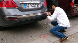 Fiat Linea 2006-2018 Protectie spate bara (2012↗, inox, 3 buc) foto 3