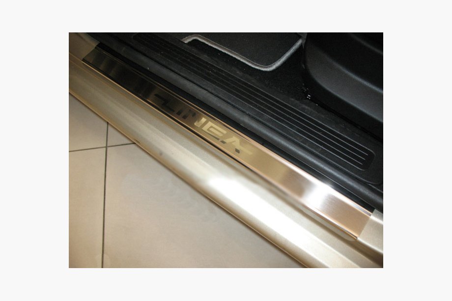 Fiat Linea 2006-2018 Protectii praguri Natanika Premium (2 buc, Inox) Image