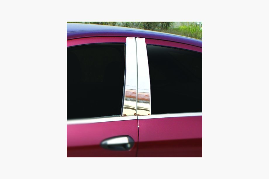 Fiat Linea 2006-2018 Ornamente Stalpi Usa din Otel Inoxidabil (6 buc) Foto 1