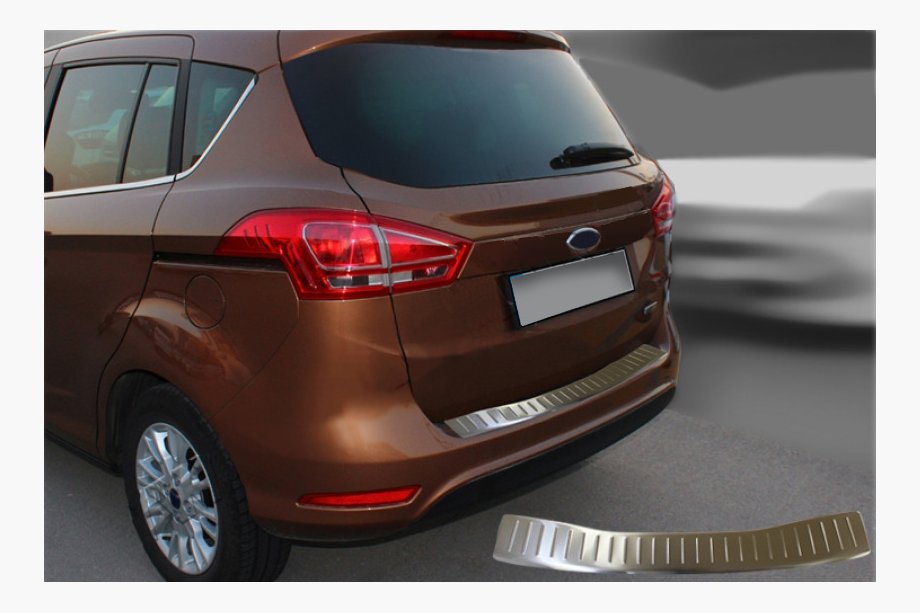 Ford B-Max 2012-2017 Protectie bara spate OmsaLine (inox) Image