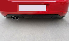 Volkswagen Golf 7/E-Golf 2012-2020 Extensie difuzor spate (ABS, Negru) foto 1