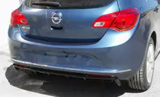 Opel Astra J 2009-2015 Extensie difuzor spate (grunduit pentru vopsire) foto 1