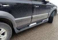 Kia Sorento I BL 2002-2009 Praguri Laterale Plastic foto 1