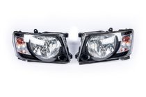 Nissan Patrol Y61 1997-2011 Faruri Fata Safari Black (2004-2008, 2buc) foto 1