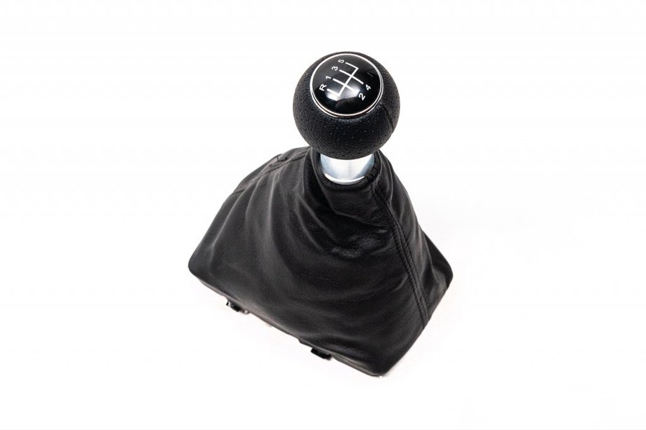 Audi A4 B8 2007-2015 Maner schimbator + Husa schimbator (Piele ecologica) 5 Trepte Image