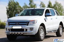 Ford Ranger 2011–2022 Protectie Fata ST016 (Inox) foto 2