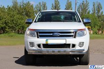 Ford Ranger 2011–2022 Protectie Fata ST016 (Inox) foto 5