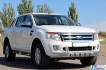 Ford Ranger 2011–2022 Protectie Fata ST016 (Inox) foto 4
