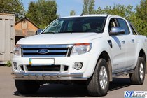 Ford Ranger 2011–2022 Protectie Fata ST016 (Inox) foto 6