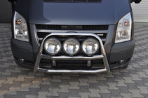 Ford Transit 2000–2014 Bullbar WT018 (2006-2014, Otel Inoxidabil) foto 1