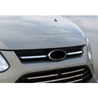 Capace cromate pentru grila superioara 2013-2018 (2 buc, inox) Ford Custom 2013-2022 foto 1