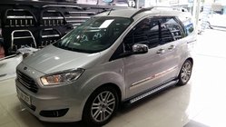 Ford Courier 2014-2023 Molduri usi inox (4 buc) foto 2