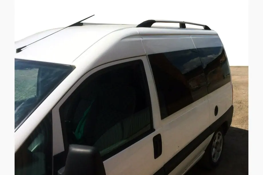 Fiat Scudo 1996-2007 REDUCERE!!! Bare Longitudinale Gri Mat (Prindere din Plastic) Ampatament Lung Image