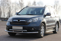 Honda CRV 2007-2011 Protectie Fata ST018 (Otel Inoxidabil) foto 2