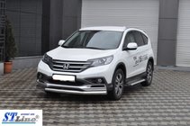 Honda CRV 2012-2016 Protectie Fata ST008 (Inox) foto 3