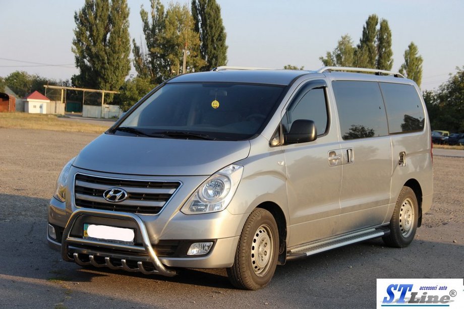 Hyundai H300, H1, Starex 2008-2020 Praguri laterale King (2 buc, aluminiu) Foto 2
