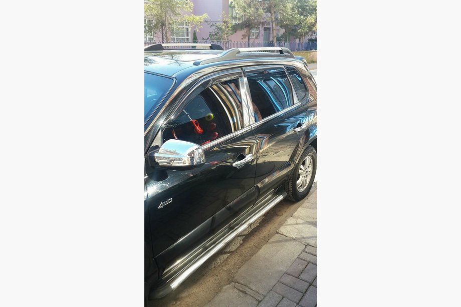 Hyundai Tucson JM 2004- Deflectoare Geamuri (4 buc, Perflex Sport) Foto 5