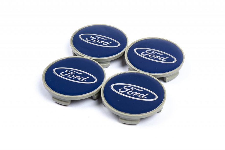 Ford Capace centrale janta 54.5/50mm albastre (4 buc) Image