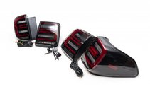 Nissan Patrol Y62 2010-2024 Stopuri Spate LED 2010-2021 (Black-Sequential) foto 1