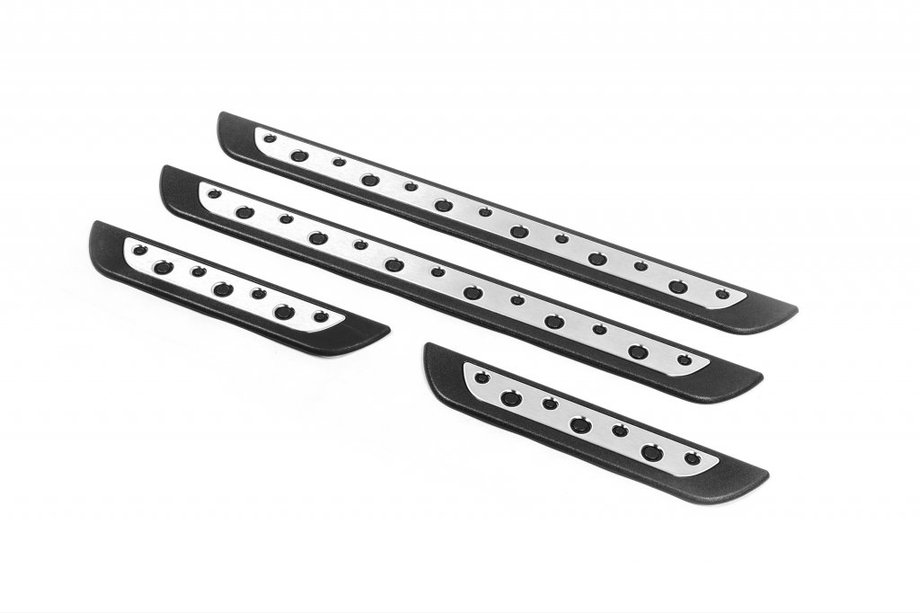 Protectii praguri (Dotline, 4 buc, inox) Foto 1