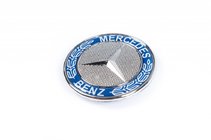 Mercedes Viano 2004-2014 Emblema capota Mercedes (80mm diametru) foto 1
