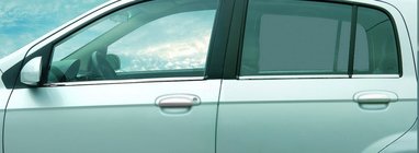Hyundai Getz 2002- Ornamente exterioare geamuri inox (6 buc) Carmos - Otel Inoxidabil Turcesc foto 5