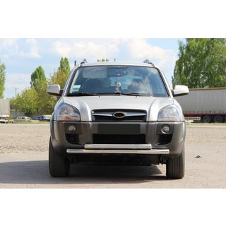 Protectie Fata ST014 (Inox) Hyundai Tucson JM 2004- foto 2