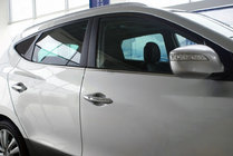 Hyundai IX-35 2010-2015 Ornamente inferioare geamuri inox (6 buc) foto 2