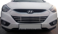 Hyundai IX-35 2010-2015 Grila bara (otel inoxidabil) foto 1