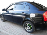 Hyundai Accent 2006-2010 Capace Manere Cromate (4 buc) OmsaLine - Otel Inoxidabil Italian foto 3