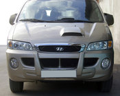 Hyundai H200, H1, Starex 1998-2007 Bara fata centrala lip (grund pentru vopsire) foto 1