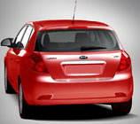 Kia Ceed 2007-2012 Ornament deasupra numarului (HB, inox) foto 1