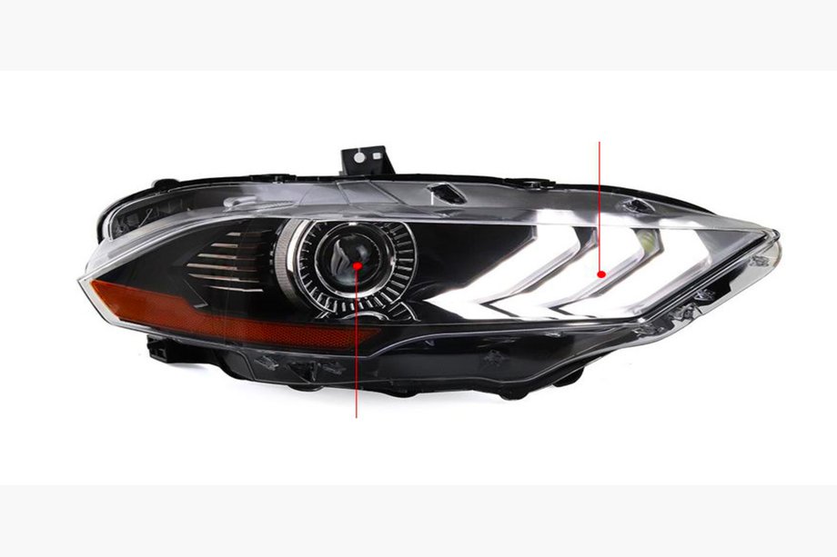 Ford Mustang 2015-2023 Set Faruri Fata (2 buc, 2015+) Image
