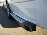 Mercedes Sprinter W906 2006–2018 Praguri laterale in spatele rotii spate DOT-Line (2 buc., aluminiu) foto 1