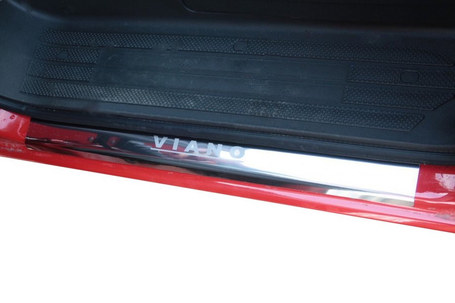 Mercedes Viano 2004-2014 Capace Praguri Laser-Style (2 buc, Otel Inoxidabil) Foto 1