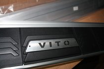 Mercedes Vito W638 1996-2003 Praguri Laterale RedLine Black (2 buc, Aluminiu) foto 2