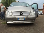 Mercedes Viano 2004-2014 Protectie Fata ST014 (Inox) 60/42mm foto 7