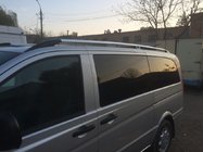 Mercedes Viano 2004-2014 Bare Longitudinale Crom CAN Design Original (Picioare Metalice) foto 3