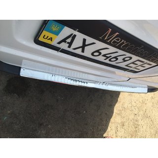 Protectie bara spate cu margine (Carmos V1, inox) Mercedes Vito W639 2004-2014 foto 4