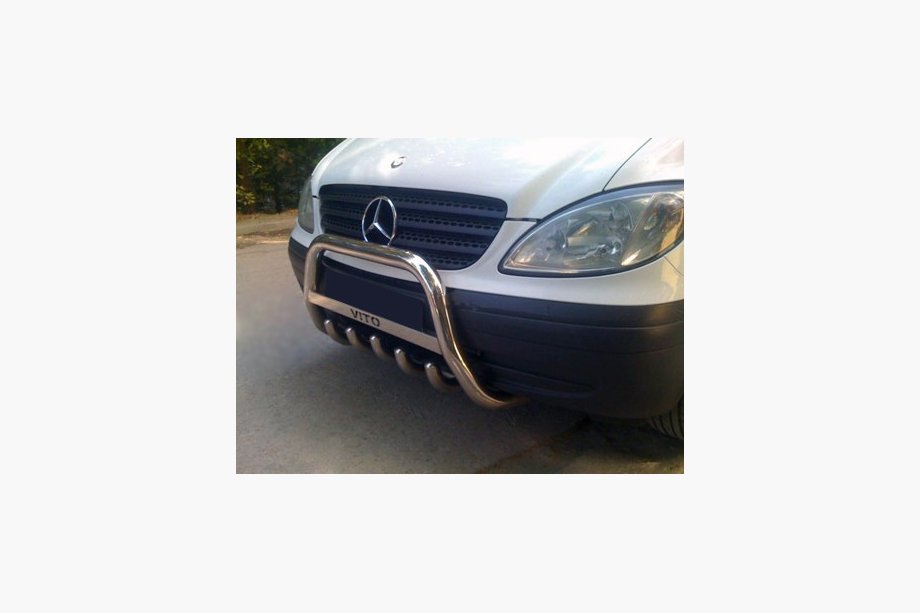 Mercedes Viano 2004-2014 Bullbar WT003/004 (Inox) Image