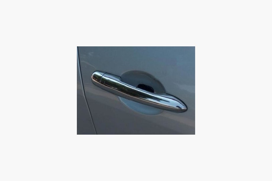 Renault Megane II 2004-2009 Capace Cromate Manere Usi (4 buc, Otel Inoxidabil) Image