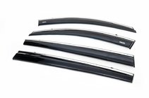 Kia Sportage 2010-2015 Deflectoare geamuri cu ornament cromat (4 buc, Niken) foto 2