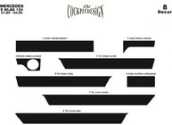 Mercedes E-class W124 1984–1997 Capace bord (Meric) foto 2