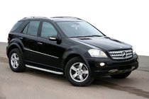 Mercedes ML W164 2005-2011 Praguri Laterale Fullmond (2 buc, Aluminiu) foto 3
