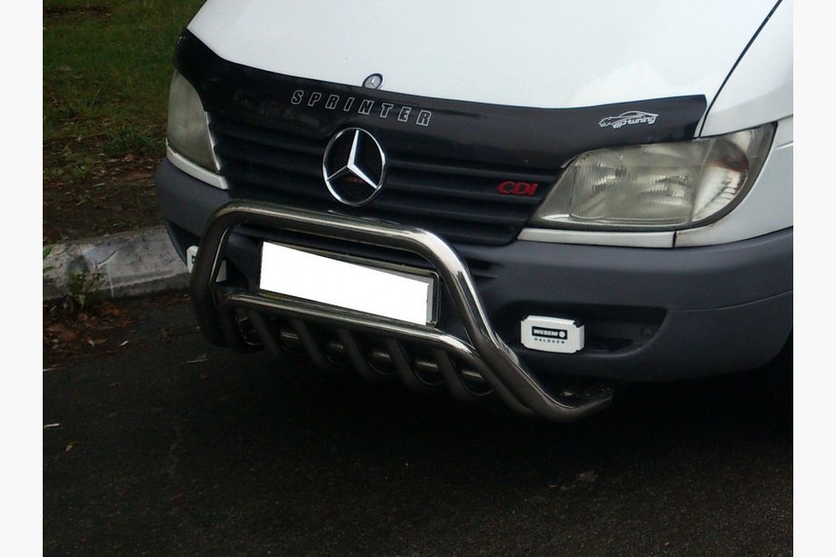 Mercedes Sprinter W901/902/903/904/905 1995–2006 Bullbar WT002 (Inox) 2000-2006 Foto 3