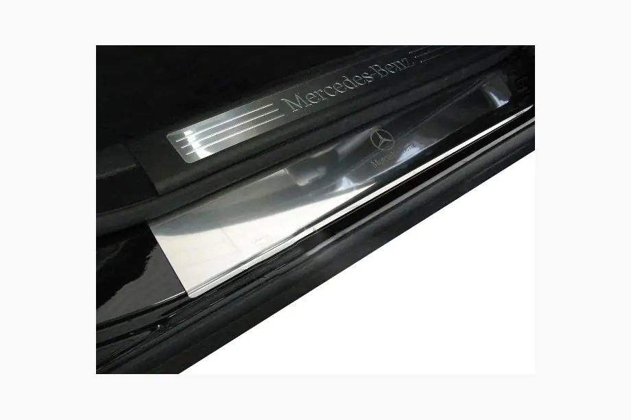Mercedes ML W164 2005-2011 Protectii Praguri Nataniko (4 buc, Inox) Image
